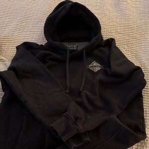 BURLEBO Dark Hoodie with Logo